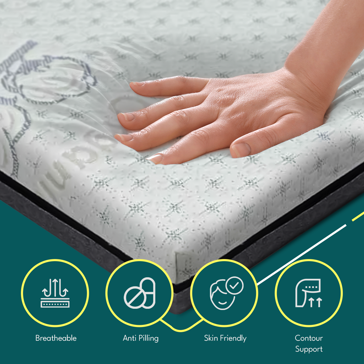 2" Natural Latex Mattress Topper