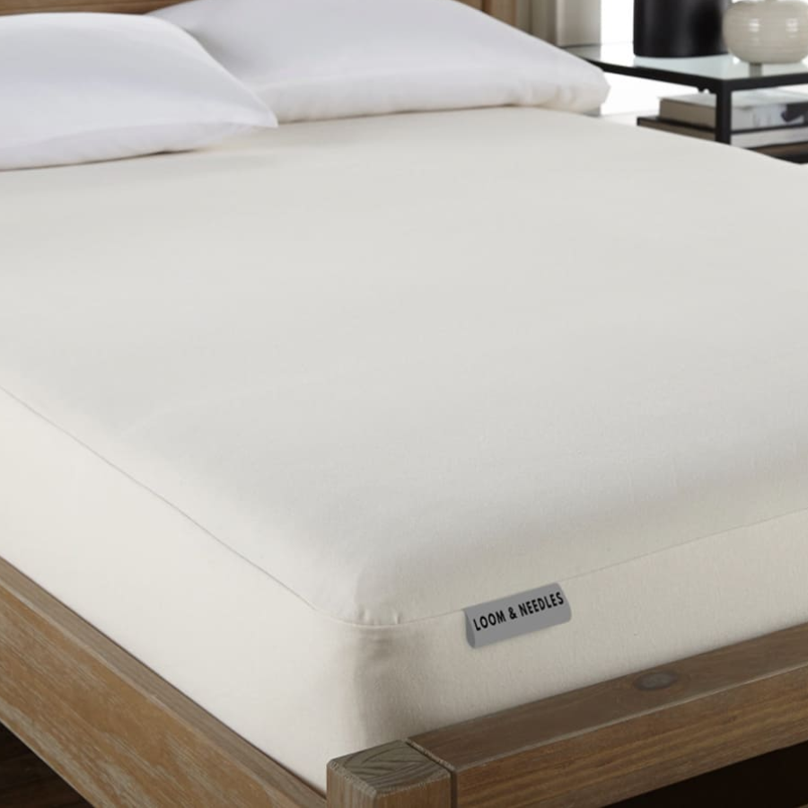 Bamboo Waterproof Mattress Protector (Ivory Cream)