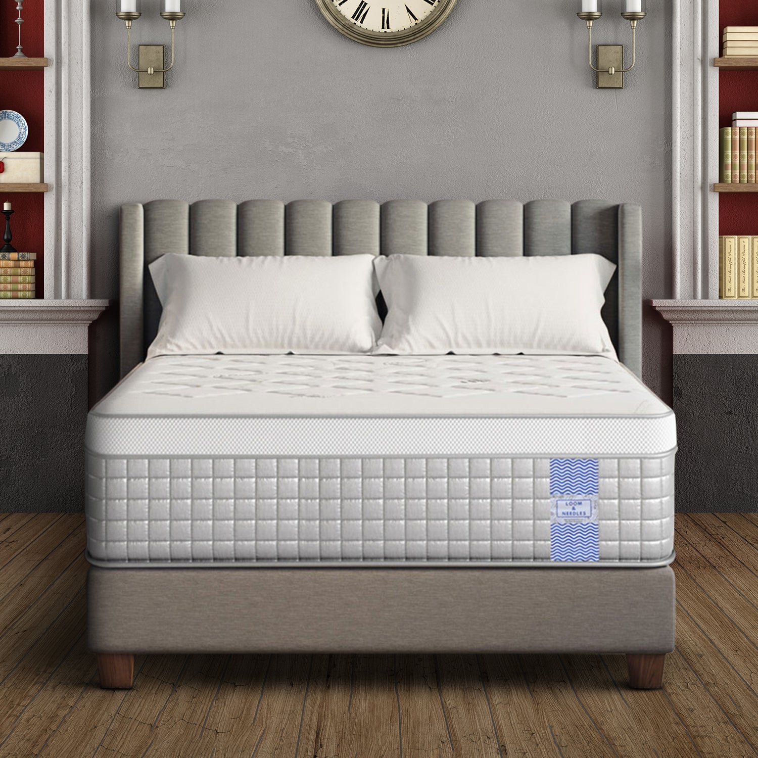 Gravity Hybrid Euro Top 5 Zoned Zero Partner Disturbance & 7 Layered Foam, Gel Memory Plush Medium Firm Comfort Mattress