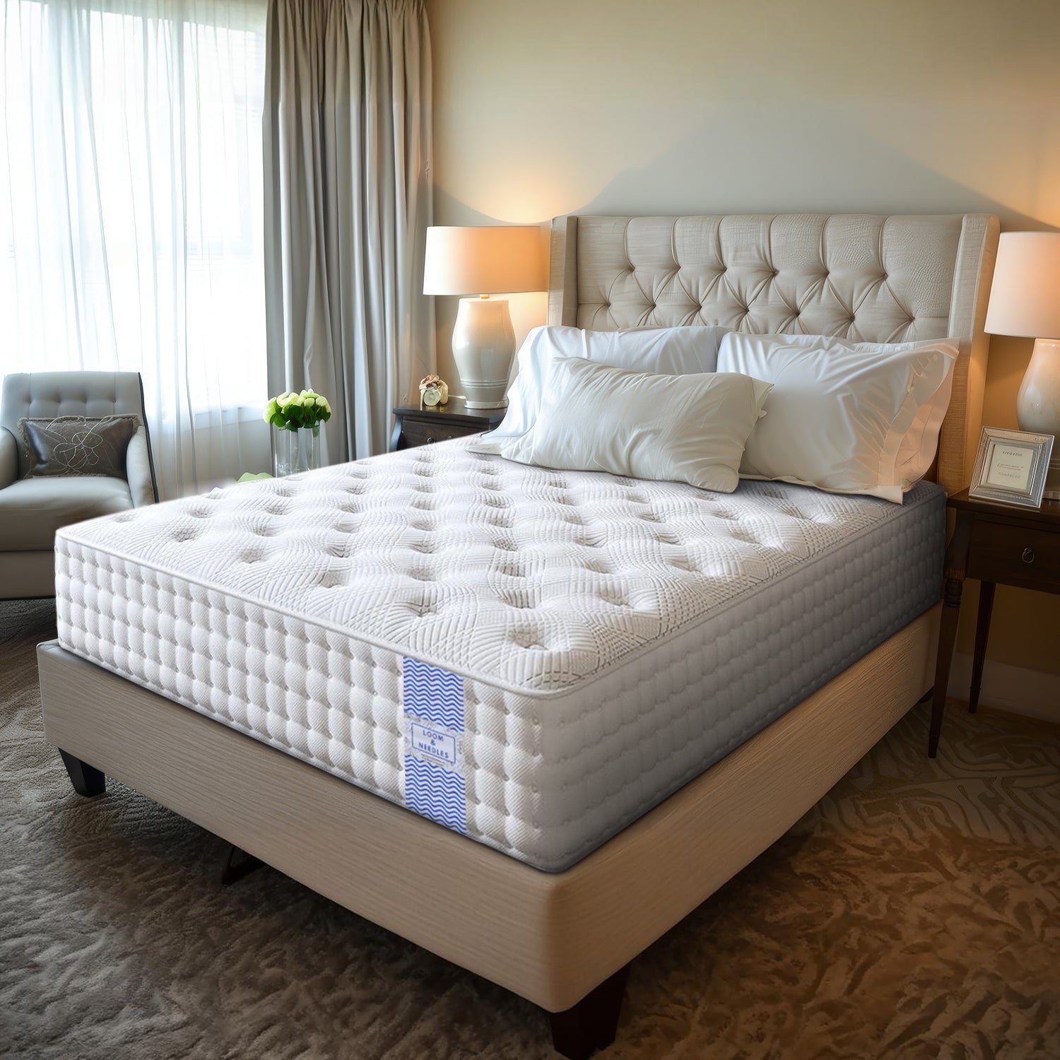 Reactive Dual Comfort Orthopaedic 5 Zoned Gel Memory Foam Pocket Spring Medium Firm Mattress