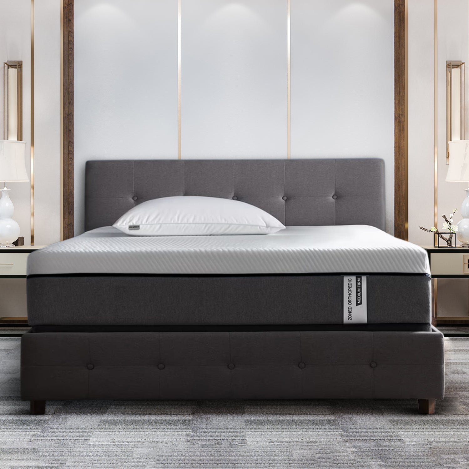 Orthopedic Multi Layered Zoned Memory Foam