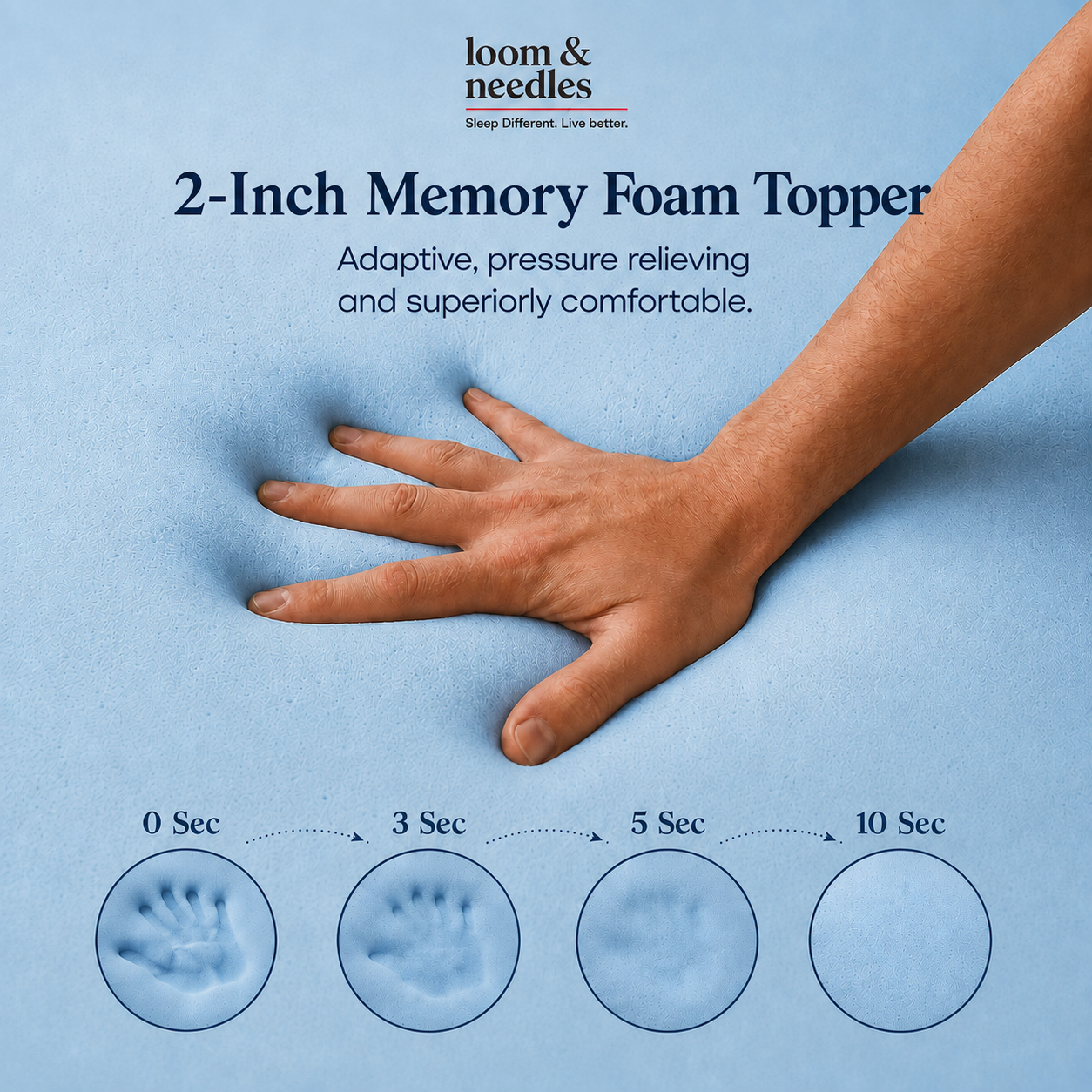2" Memory Foam Topper