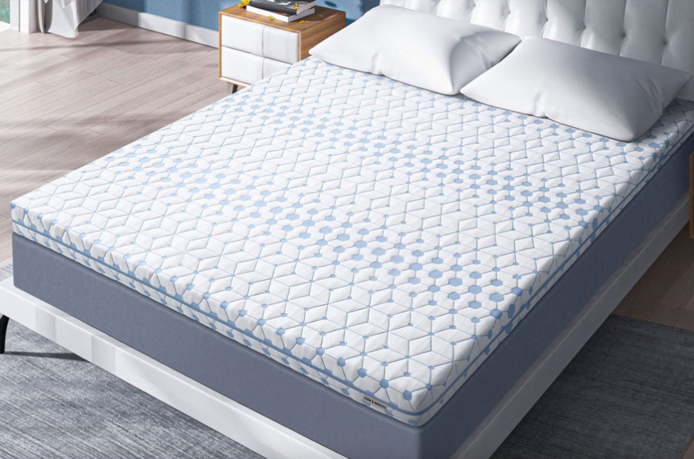 i life cool gel memory foam mattress topper