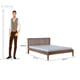 Loom & Needles Upholstered Platform Bed King