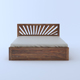 Small size Loom & Needles dreamer sheesham storage bed Queen