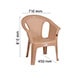 crystal virgin plastic arm chair for home and garden