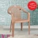Petals Royal  Virgin Plastic Arm Chair for Home and Garden