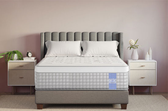 Gravity Hybrid Euro Top 5 Zoned Zero Partner Disturbance & 7 Layered Foam, Gel Memory Plush Medium Firm Comfort Mattress
