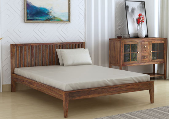 Loom & Needles Upholstered Platform Bed